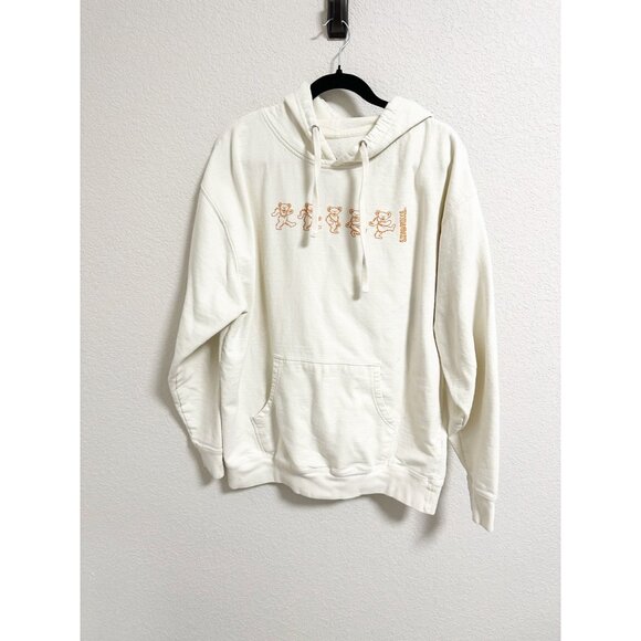 Smartwool x Grateful Dead Dancing Bears Cream Hoodie Size XL - Picture 2 of 6